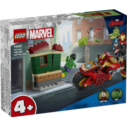 LEGO｜76287 Iron Man with Bike and The Hulk